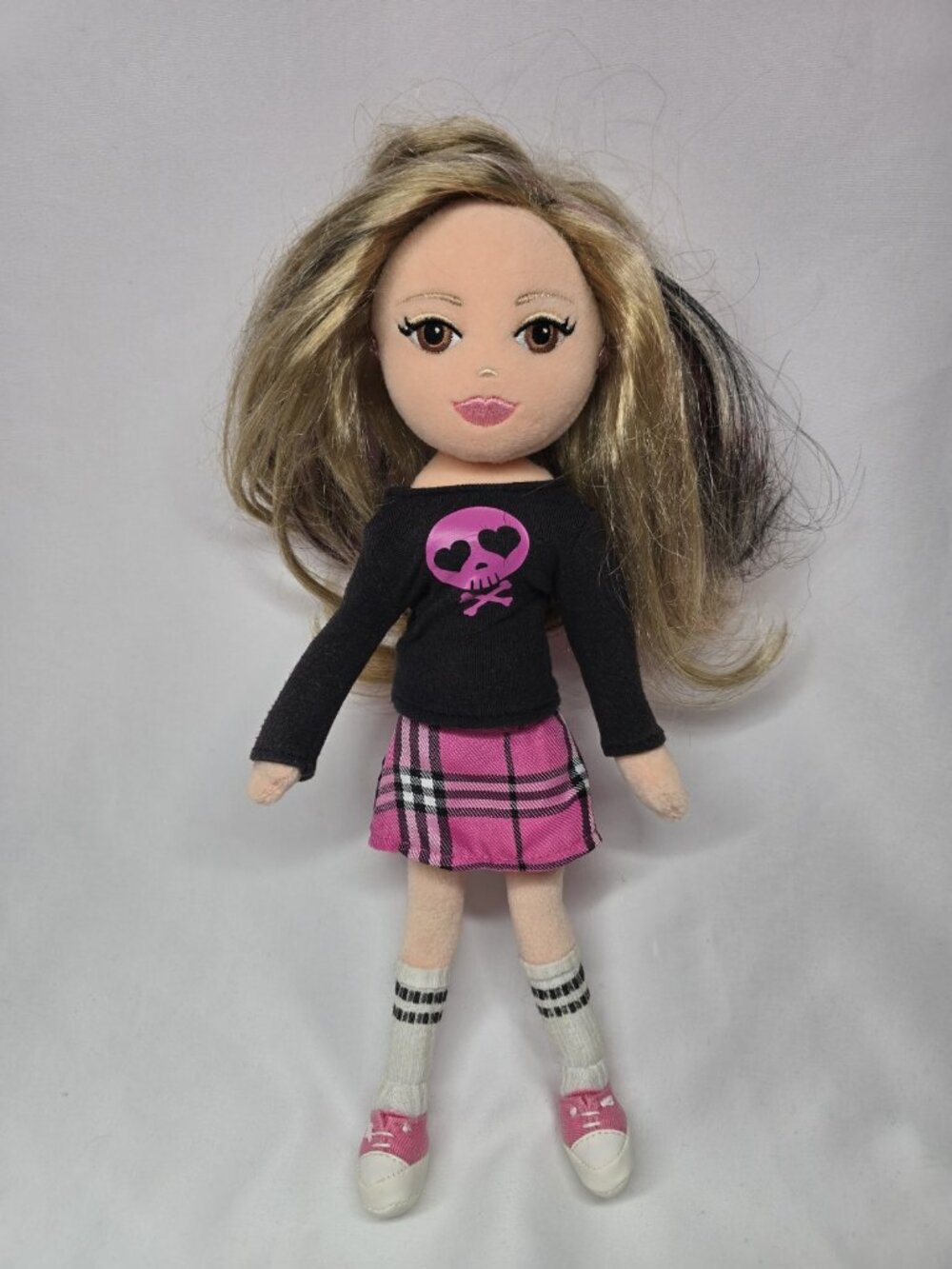 Ty Girlz Hip Hannah 2009 Plush Doll Flexible Poseable Plush Doll 12” No Code